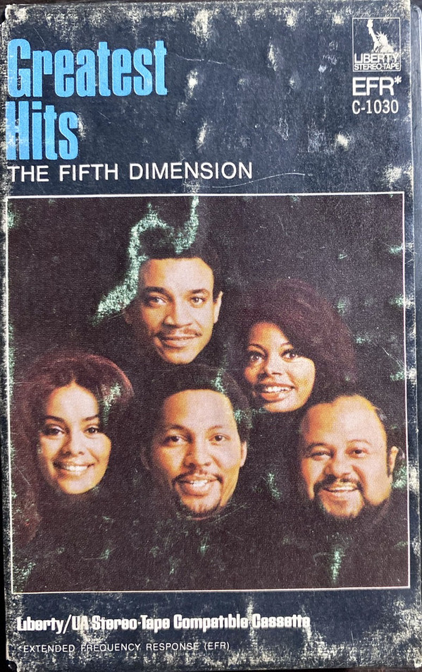 worn cassette cover for The Fifth Dimension "Greatest Hits"