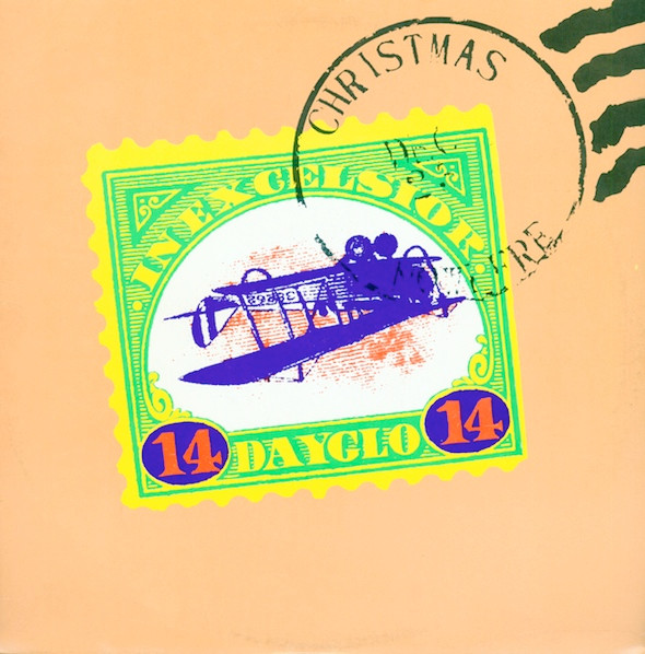 Album cover art for Christmas' "In Excelsior Dayglo"