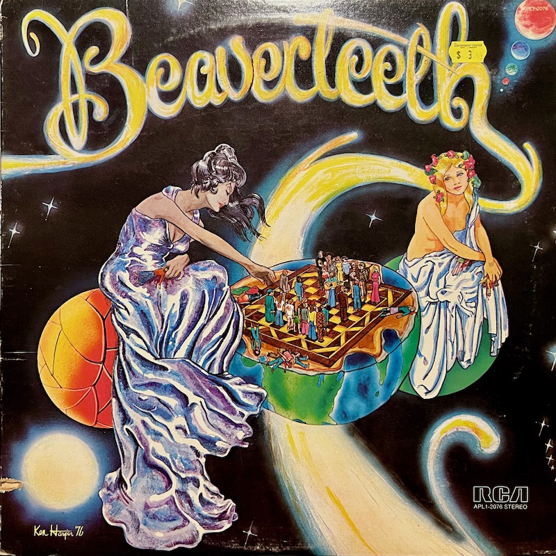 album cover for Beaverteeth's self-titled 1977 album